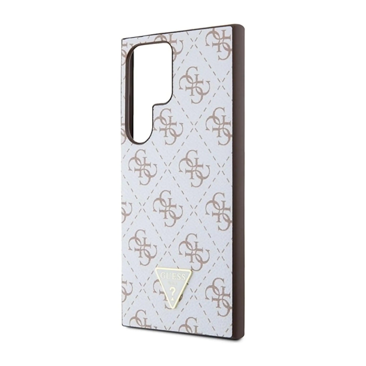 Guess 4G Triangle Case, Weiß - Galaxy S24 Ultra