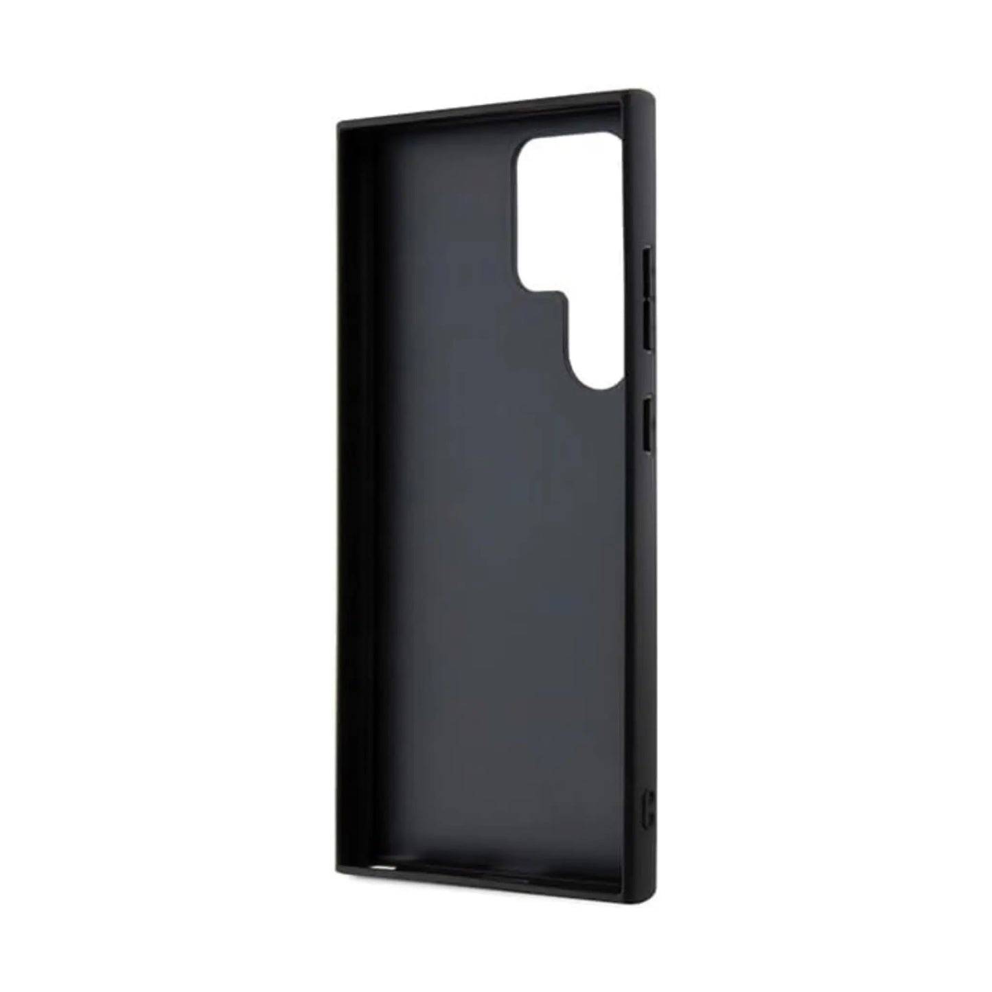 Karl Lagerfeld Hülle Saffiano Monogram Metal Logo Schwarz – Galaxy S24 Ultra