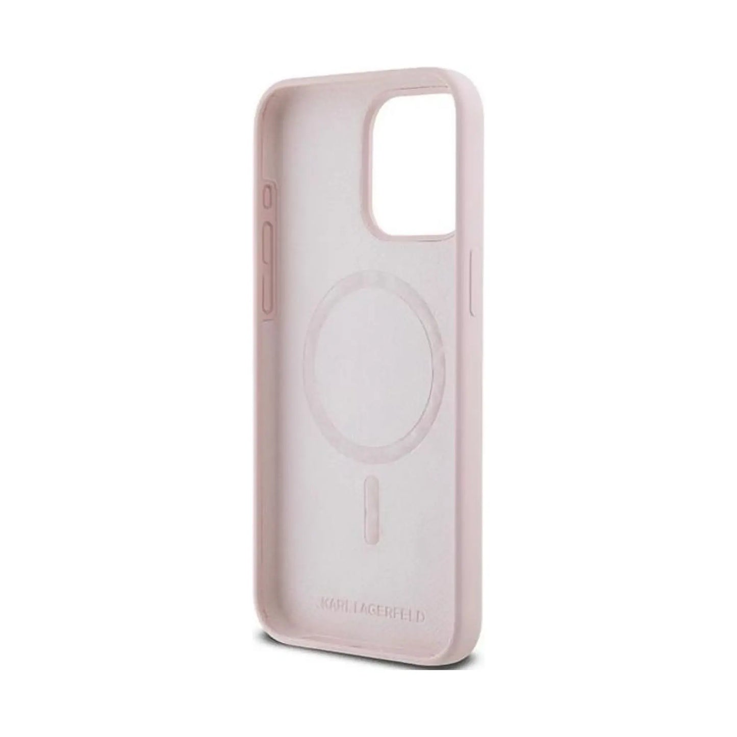 Karl Lagerfeld KC Head Ring MagSafe Case, Pink – iPhone 15 Pro