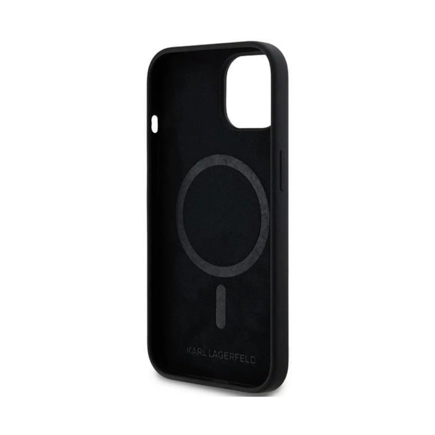 Karl Lagerfeld KLHMP15SSKCHPPLK Silicone Karl & Choupette Case, Transparent – iPhone 15 / 14 / 13