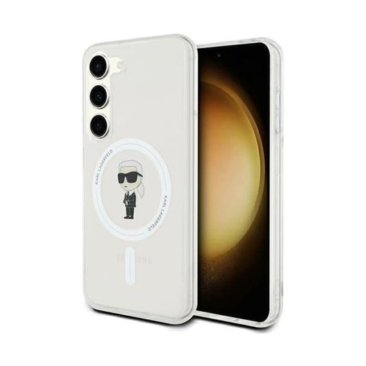 Karl Lagerfeld Hülle IML Ikonik MagSafe Transparent – Galaxy S24