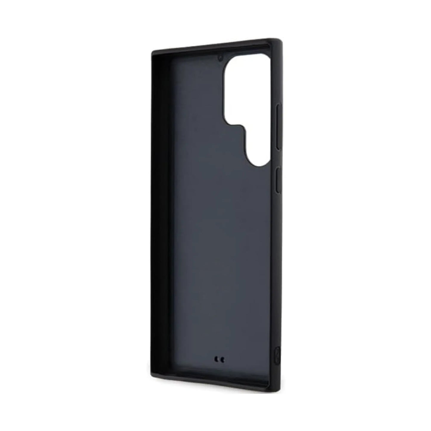 Karl Lagerfeld KLHCS24L3DMBKCK 3D Rubber Glitter Logo Case, Schwarz – Galaxy S24 Ultra