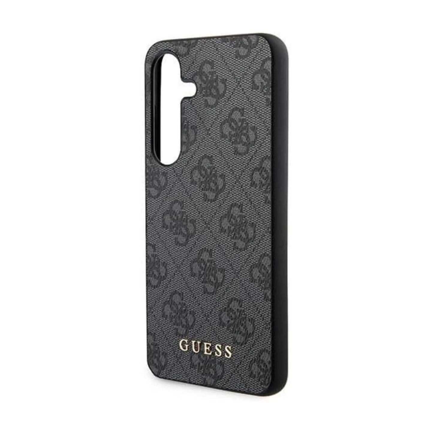 Guess Hülle 4G Metal Logo Gold Schwarz – Galaxy S24