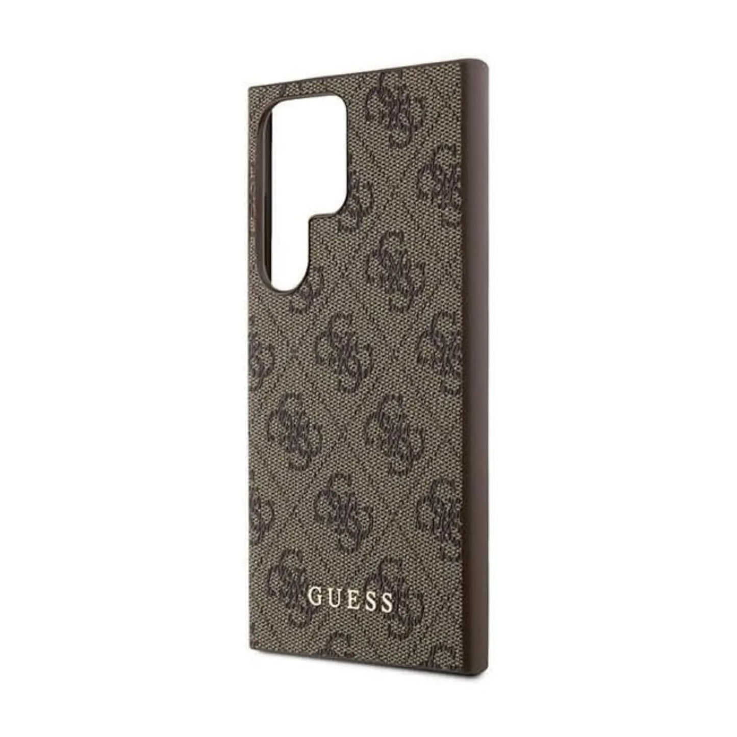 Guess Hülle GUHCP24UGRE 4G Metal Logo Braun – Galaxy S24 Ultra