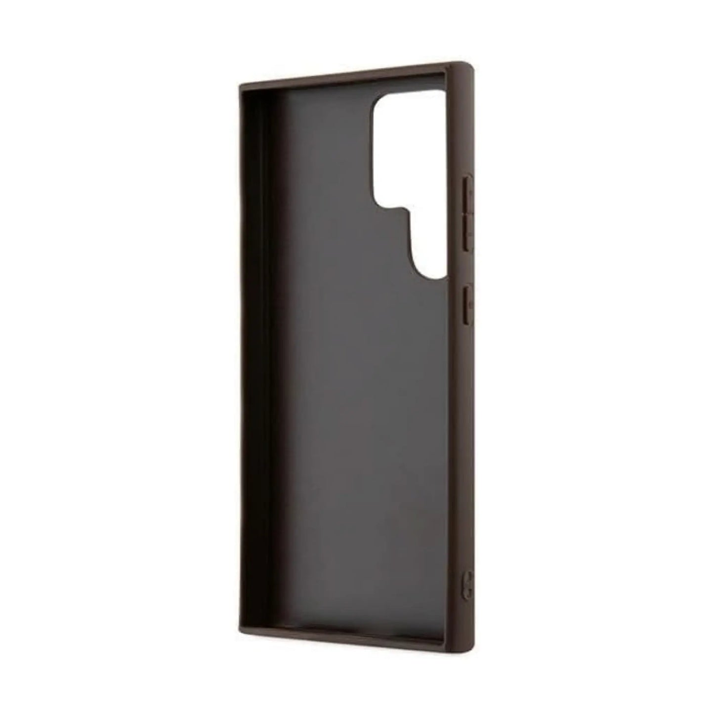 Guess Hülle GUHCP24UGRE 4G Metal Logo Braun – Galaxy S24 Ultra