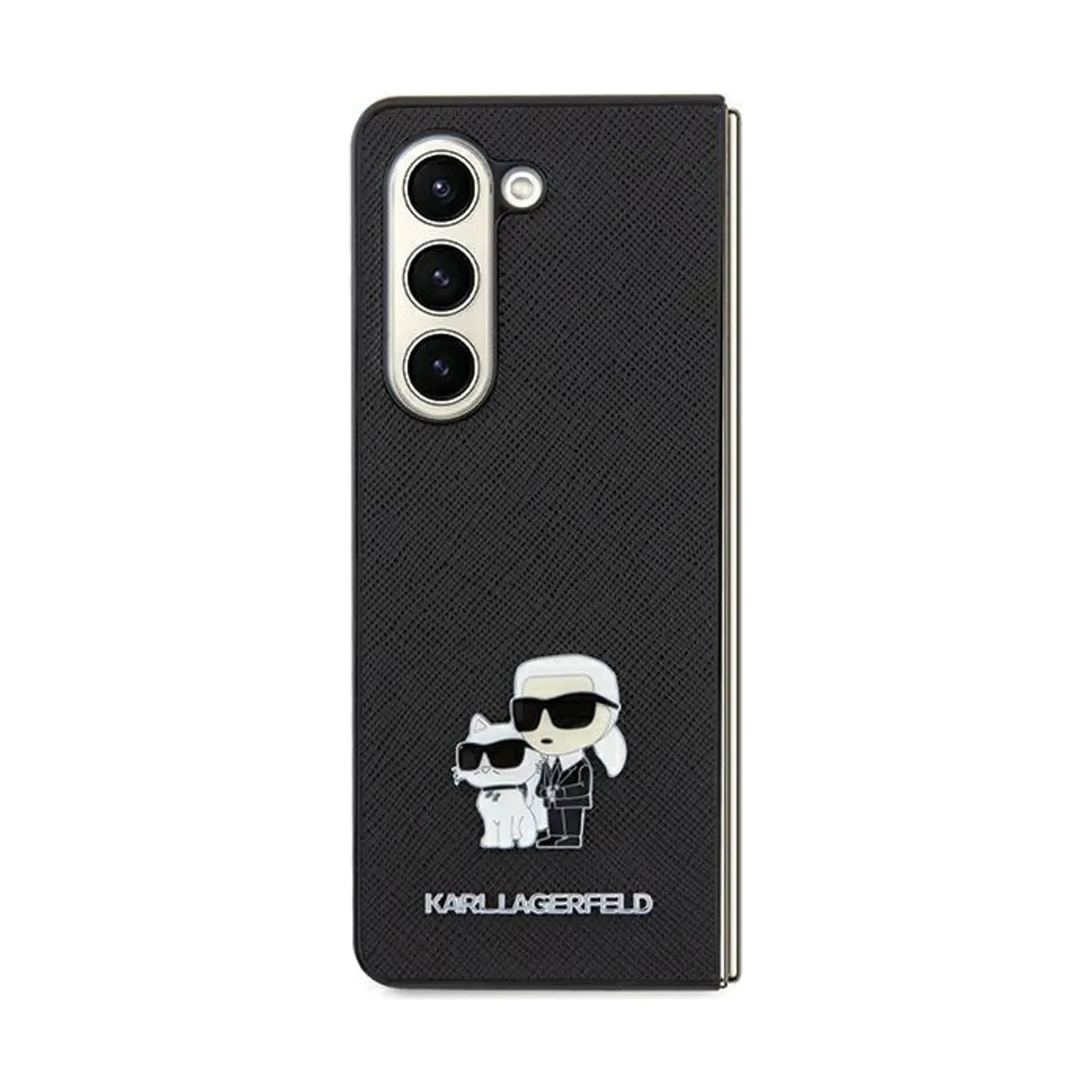 Karl Lagerfeld Hülle KLHCSA35SAKCNPK Saffiano Karl & Choupette Pin Schwarz – A35/A356