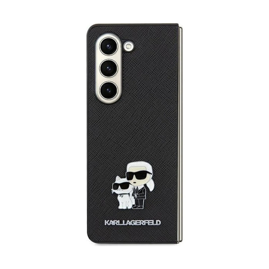 Karl Lagerfeld Hülle KLHCSA35SAKCNPK Saffiano Karl & Choupette Pin Schwarz – A35/A356