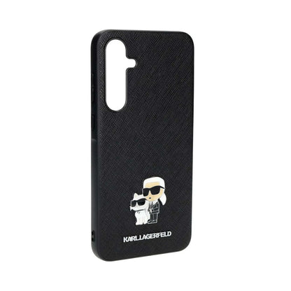Karl Lagerfeld Hülle KLHCSA35SAKCNPK Saffiano Karl & Choupette Pin Schwarz – A35/A356