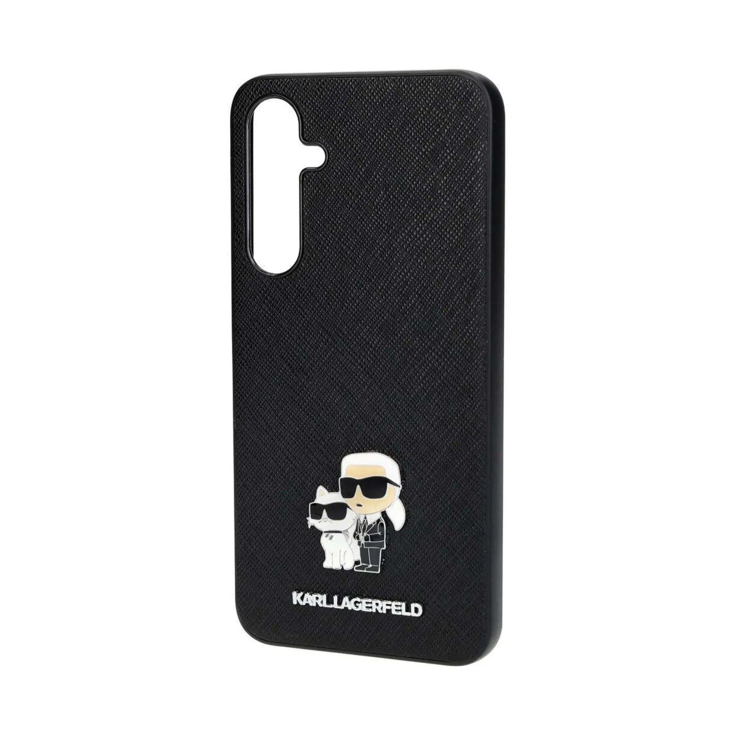 Karl Lagerfeld Hülle KLHCSA35SAKCNPK Saffiano Karl & Choupette Pin Schwarz – A35/A356