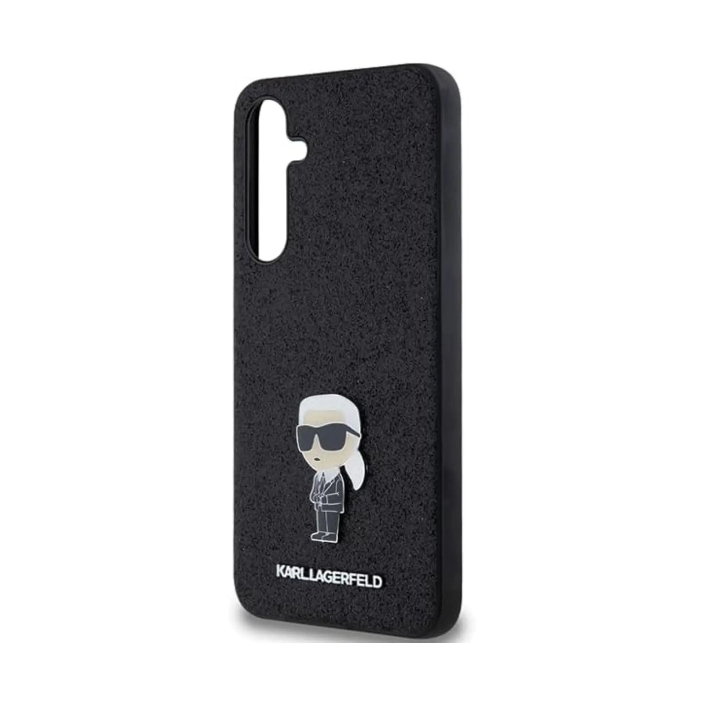 Karl Lagerfeld Hülle KLHCSA35GKNPSK Fixed Glitter Ikonik Logo Metal Pin Schwarz – A35/A356