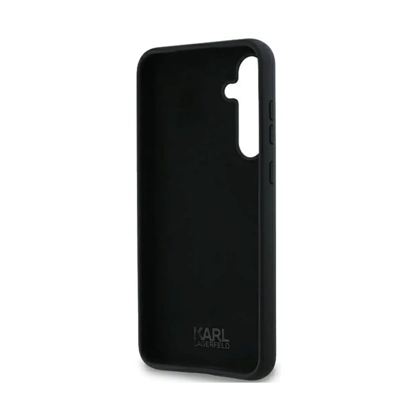 Karl Lagerfeld Hülle Silicone Choupette Metal Pin Schwarz – Galaxy A55 5G