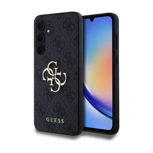 Guess Hülle HardCase 4G Big Metal Logo Schwarz – Galaxy A35