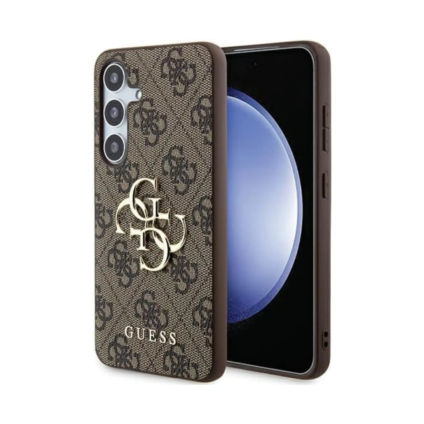 Guess Hülle 4G Big Metal Logo Braun - Galaxy A55