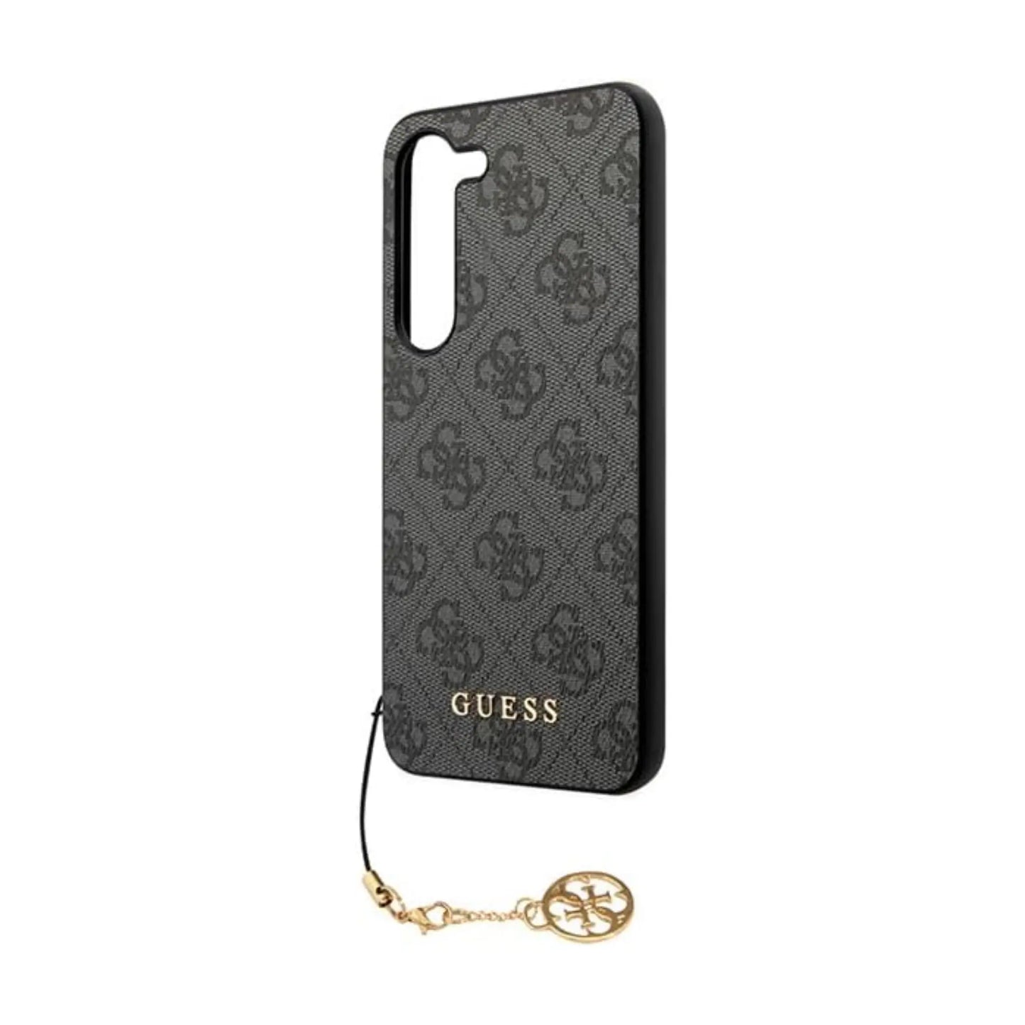 Guess 4G Gold Logo Hülle – Galaxy A35 Schwarz