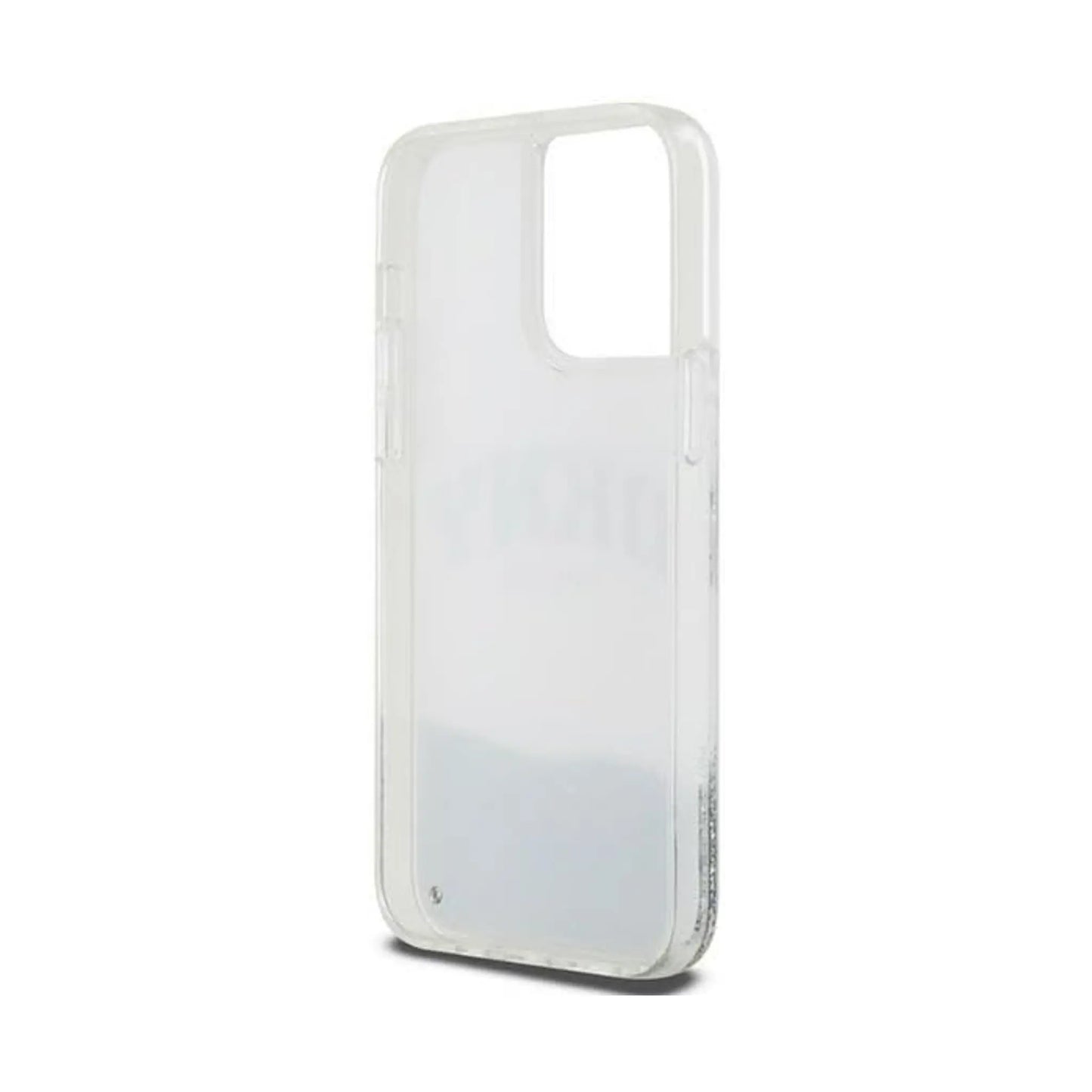 DKNY Hülle Liquid Glitter Big Logo Weiß – iPhone 15 Pro