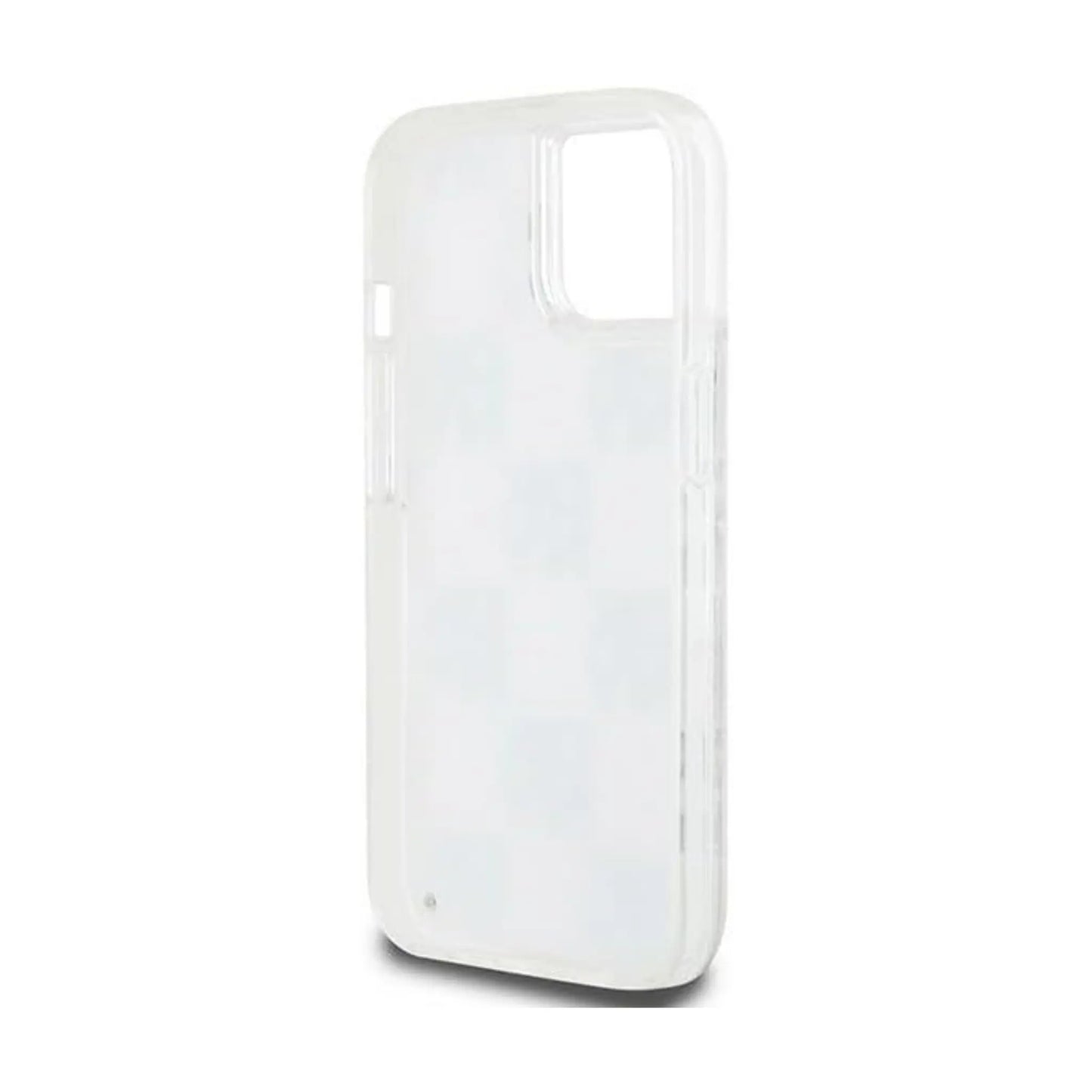 DKNY Hülle Liquid Glitter Multilogo Weiß – iPhone 13/14/15