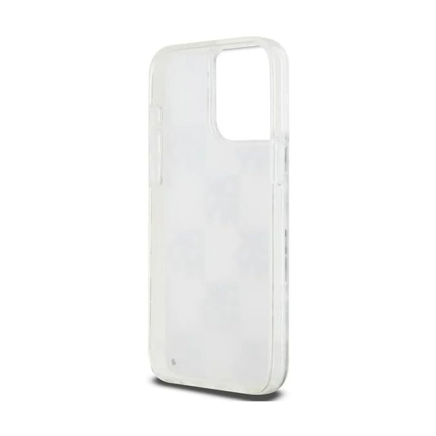 DKNY Hülle Liquid Glitter Multilogo Weiß – iPhone 15 Pro Max