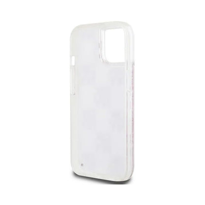 DKNY Hülle Liquid Glitter Multilogo Pink – iPhone 13/14/15
