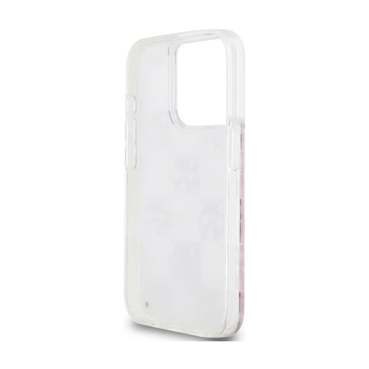 DKNY Hülle Liquid Glitter Multilogo Pink – iPhone 15 Pro