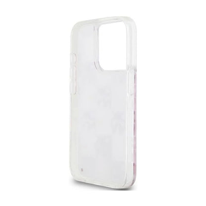 DKNY Hülle Liquid Glitter Multilogo Pink – iPhone 15 Pro