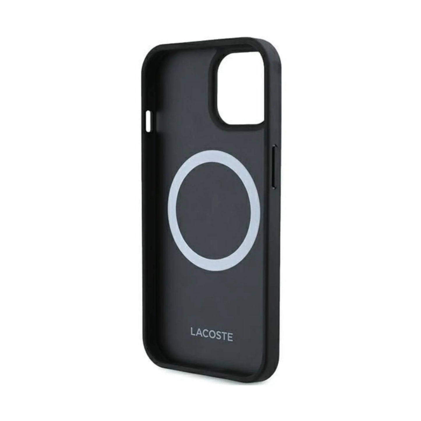 Lacoste Hülle Hardcase Monogram Vintage Logo MagSafe Schwarz – iPhone 15