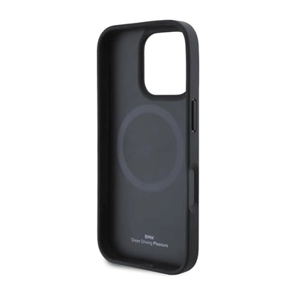 BMW BMHMP16LSLLBK Handyhülle – iPhone 16 Pro, Schwarz
