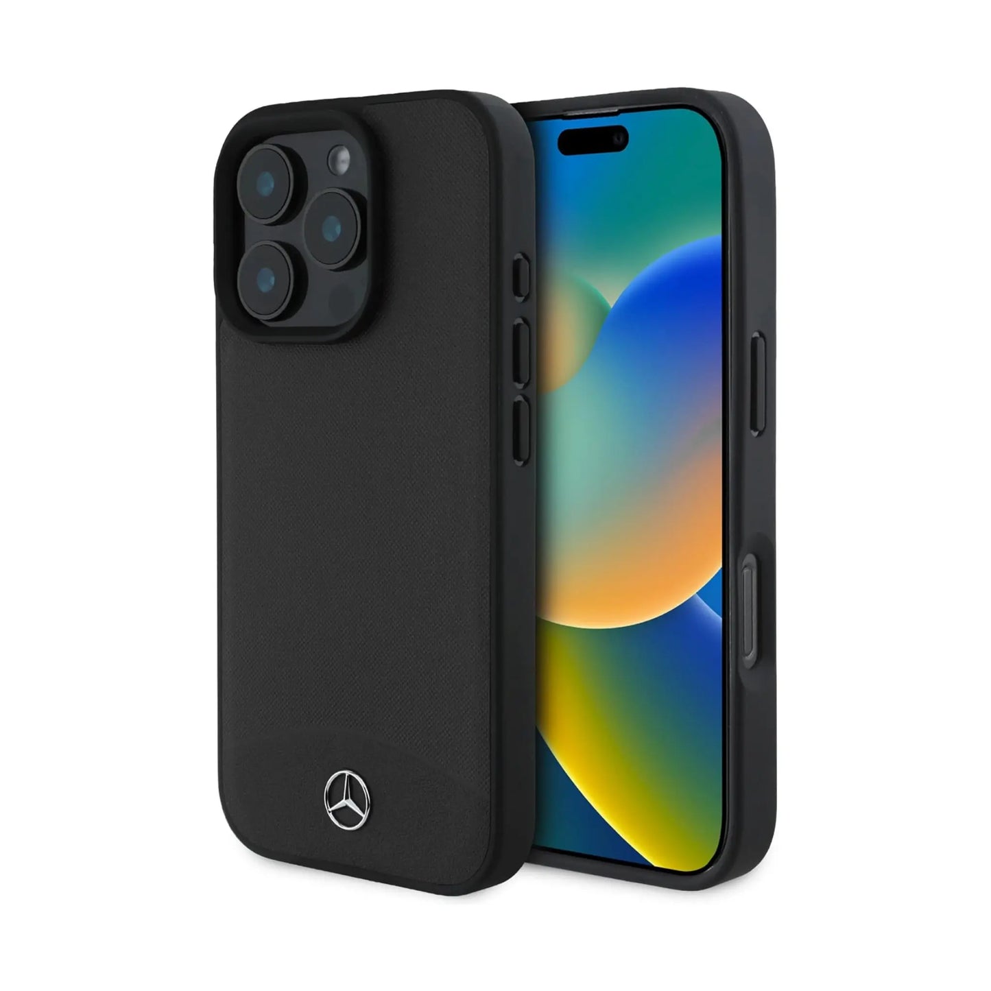 Mercedes MEHMP16L23RBARK Handyhülle – iPhone 16 Pro, Schwarz