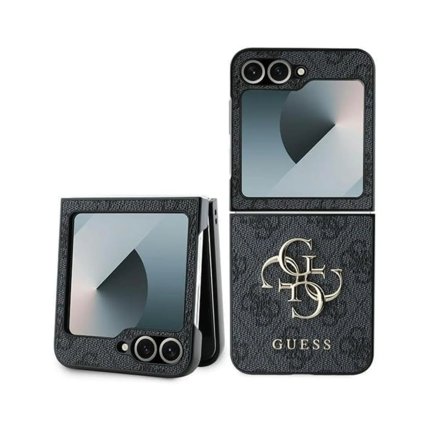 Guess 4G Muster Hülle Samsung Galaxy Z Flip 6 - Grau