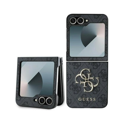 Guess 4G Muster Hülle Samsung Galaxy Z Flip 6 - Grau