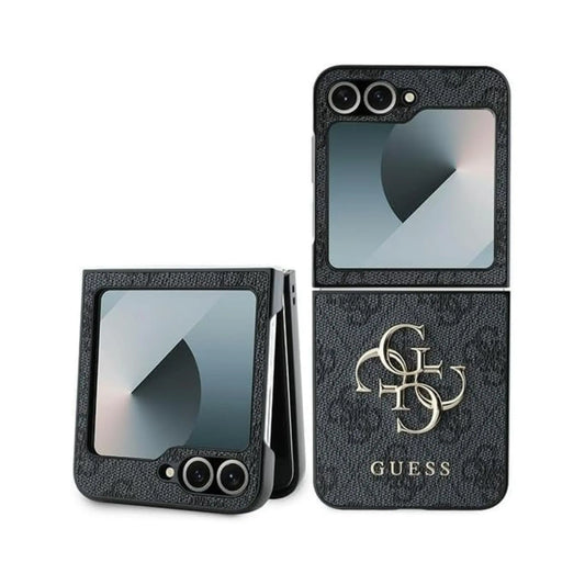 Guess 4G Muster Hülle Samsung Galaxy Z Flip 6 - Grau
