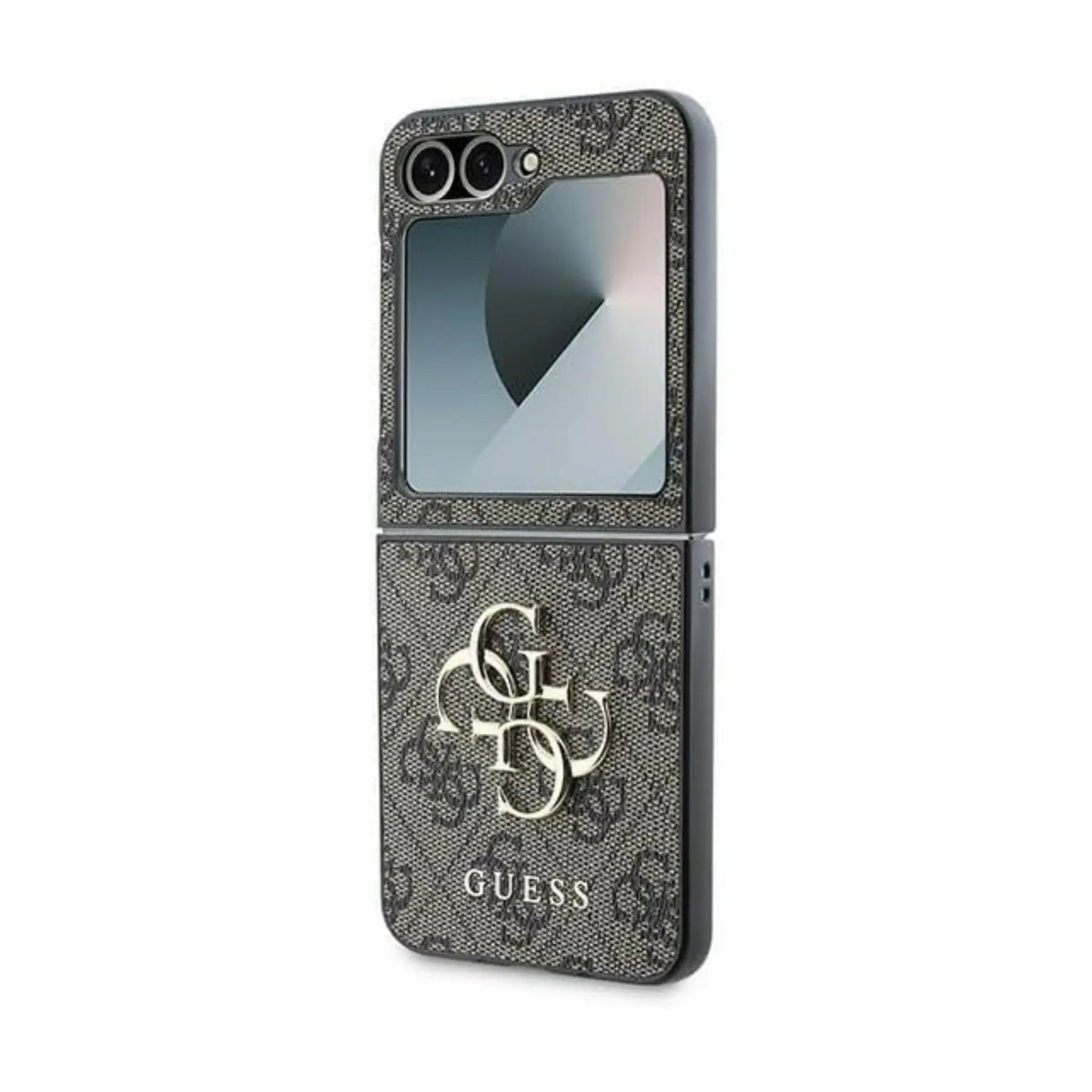 Guess 4G Muster Hülle Samsung Galaxy Z Flip 6 - Braun
