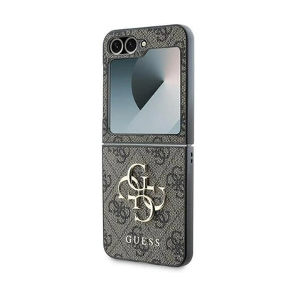 Guess 4G Muster Hülle Samsung Galaxy Z Flip 6 - Braun