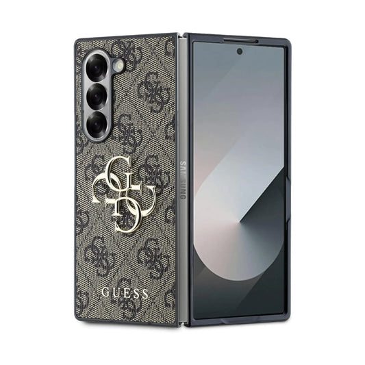 Guess Hülle 4G Muster Braun - Galaxy Z Fold 6