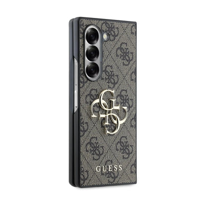 Guess Hülle 4G Muster Braun - Galaxy Z Fold 6