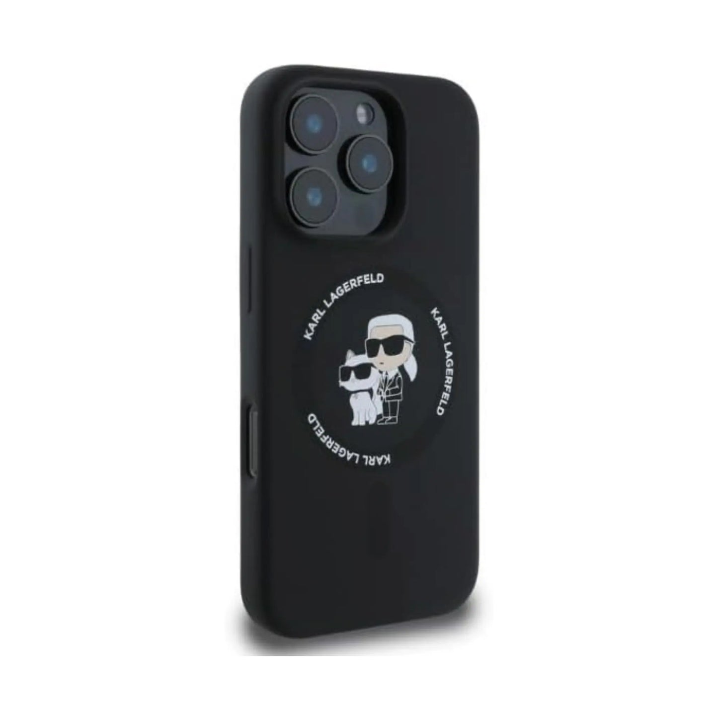 Karl Lagerfeld Handyhülle KLHMP16LSCMKCRHK – iPhone 16 Pro Schwarz