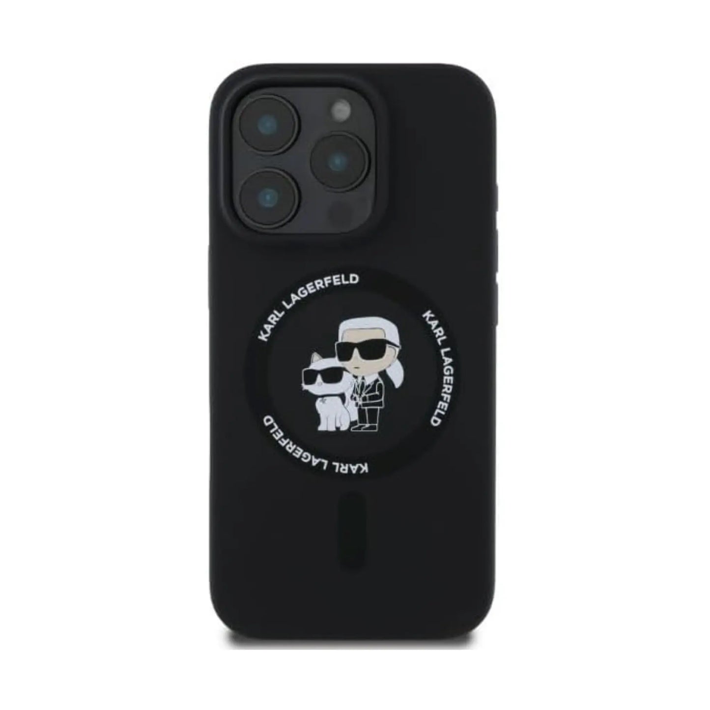 Karl Lagerfeld Handyhülle KLHMP16LSCMKCRHK – iPhone 16 Pro Schwarz