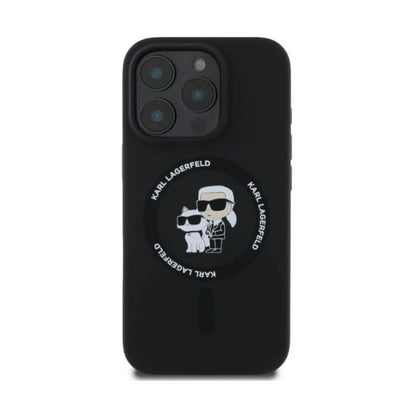 Karl Lagerfeld Handyhülle KLHMP16LSCMKCRHK – iPhone 16 Pro Schwarz