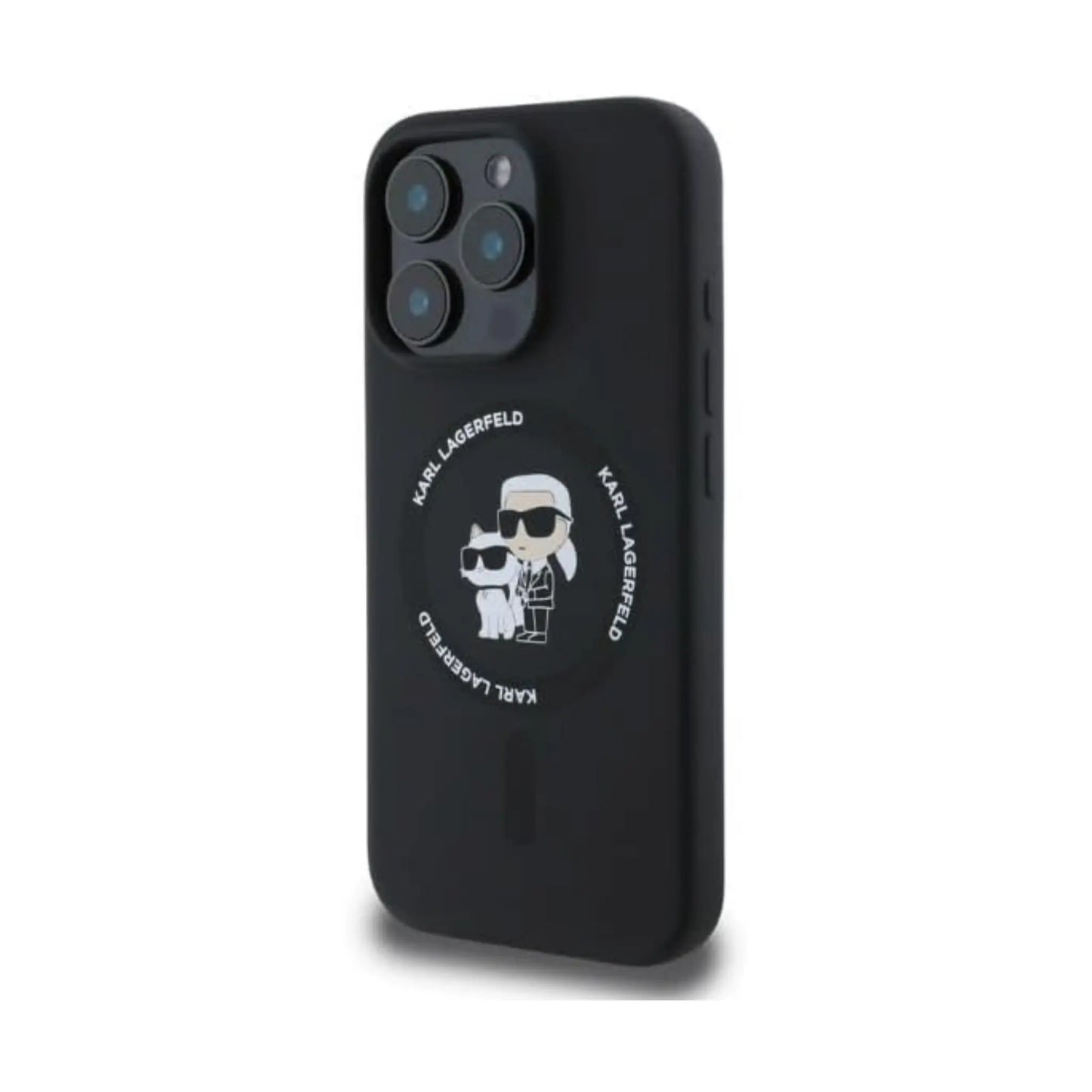 Karl Lagerfeld Karl&Choupette Silikonhülle für Magsafe – iPhone 16 Pro Max