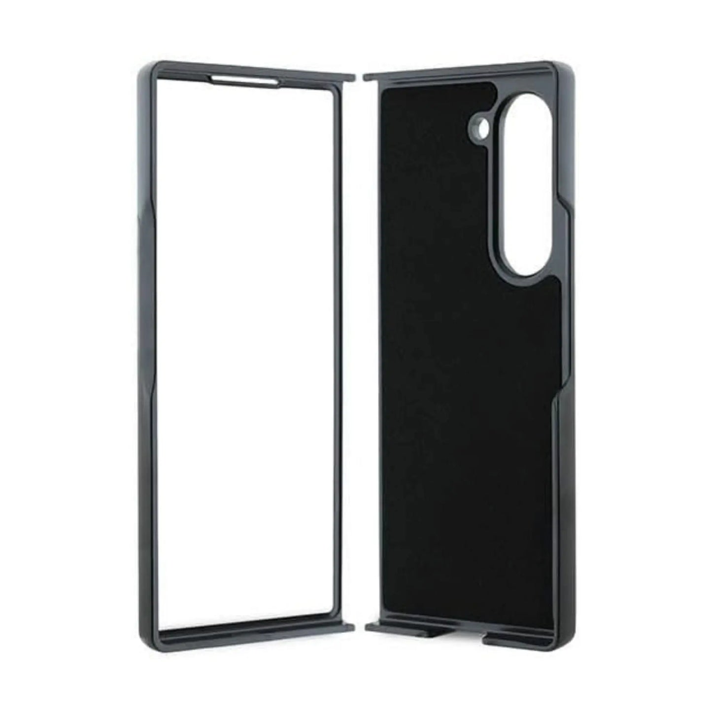 Karl Lagerfeld Hülle KLHCZFD6SAPKCNPK Saffiano Metal Pin Schwarz – Galaxy Z Fold6