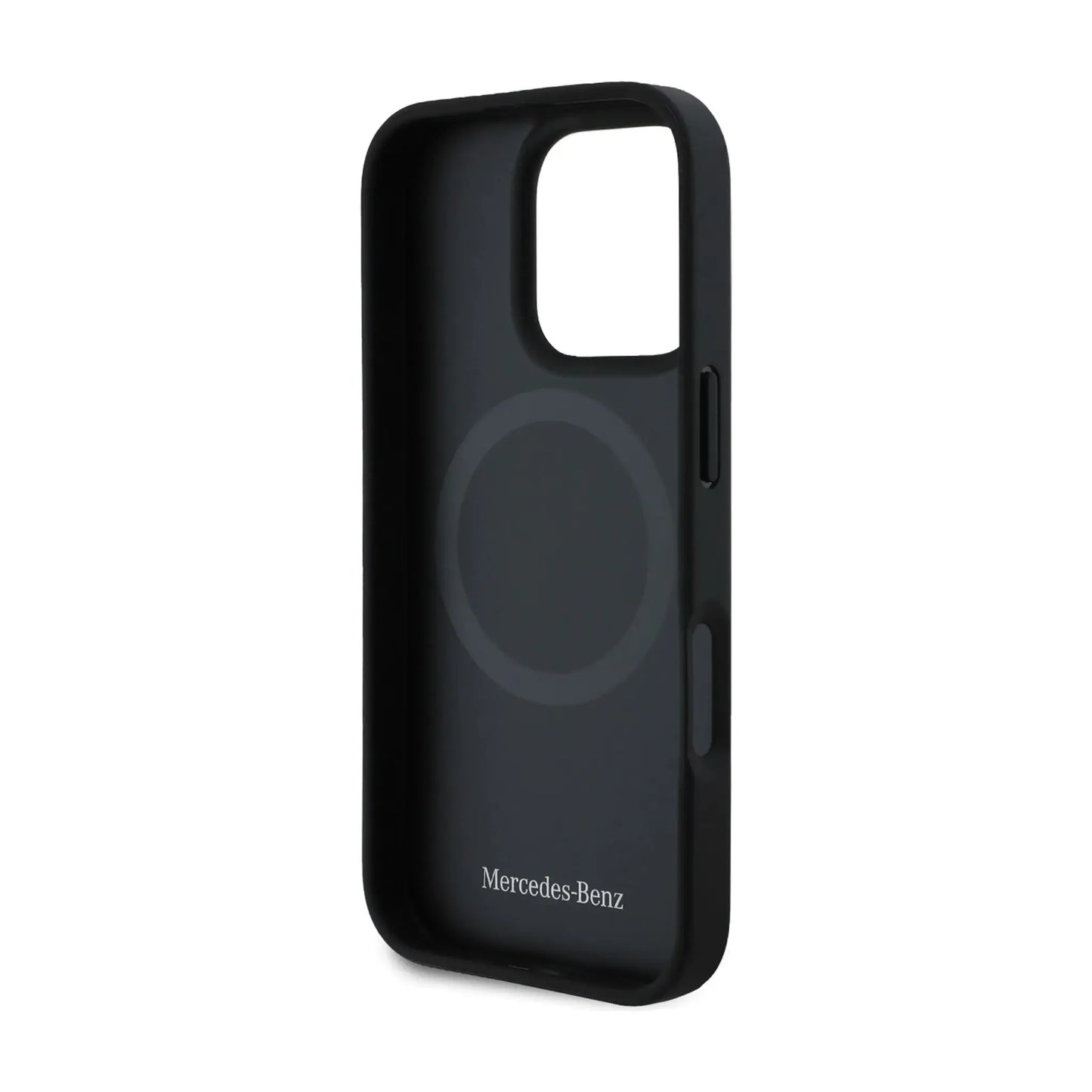 Mercedes Hülle MagSafe Vertical Stripe Schwarz – iPhone 16 Pro Max