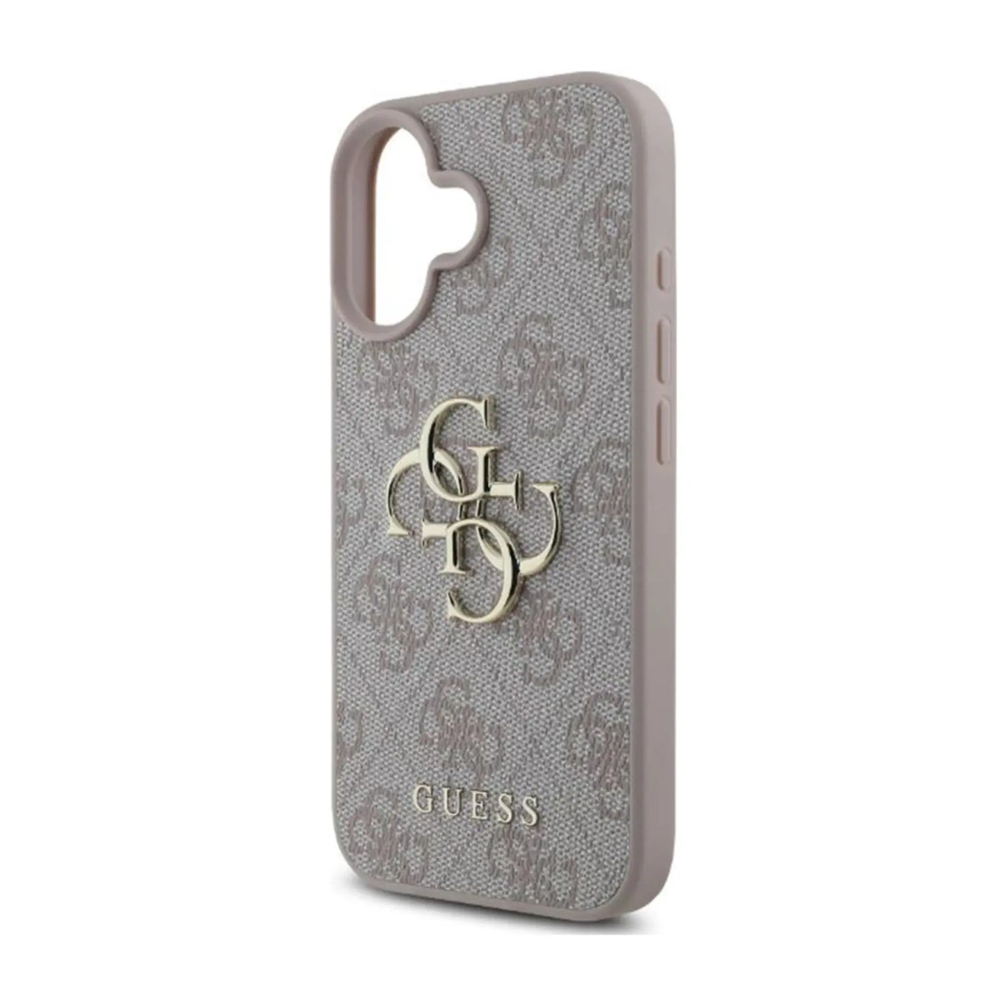 Guess Hülle GUHCP16M4GMGPI 4G Metal Logo Rosa – iPhone 16 Plus