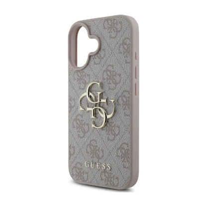 Guess Hülle GUHCP16M4GMGPI 4G Metal Logo Rosa – iPhone 16 Plus