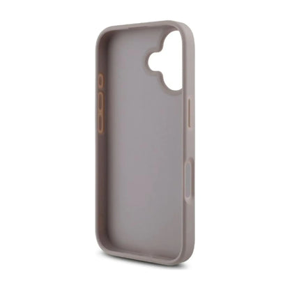Guess Hülle GUHCP16M4GMGPI 4G Metal Logo Rosa – iPhone 16 Plus