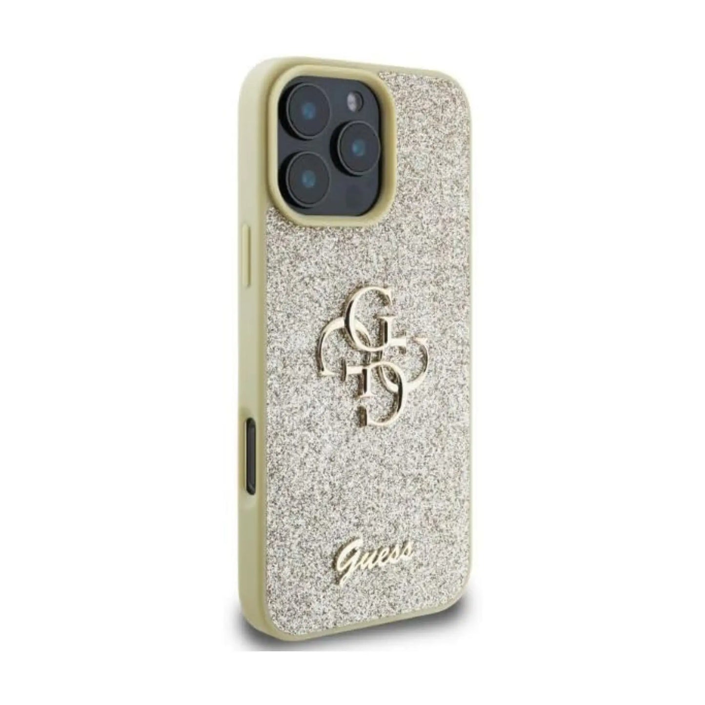 Guess Hülle GUHCP16XHG4SGD 4G Metal Logo Gold – iPhone 16 Pro Max