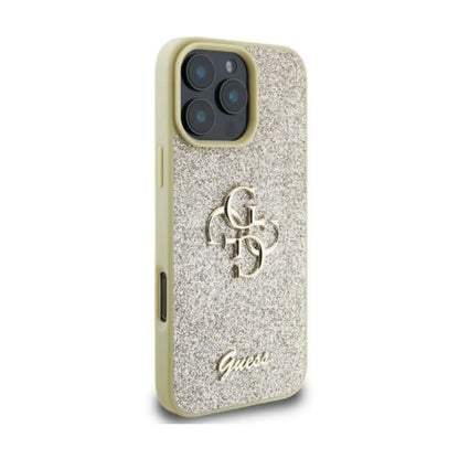 Guess Hülle GUHCP16XHG4SGD 4G Metal Logo Gold – iPhone 16 Pro Max