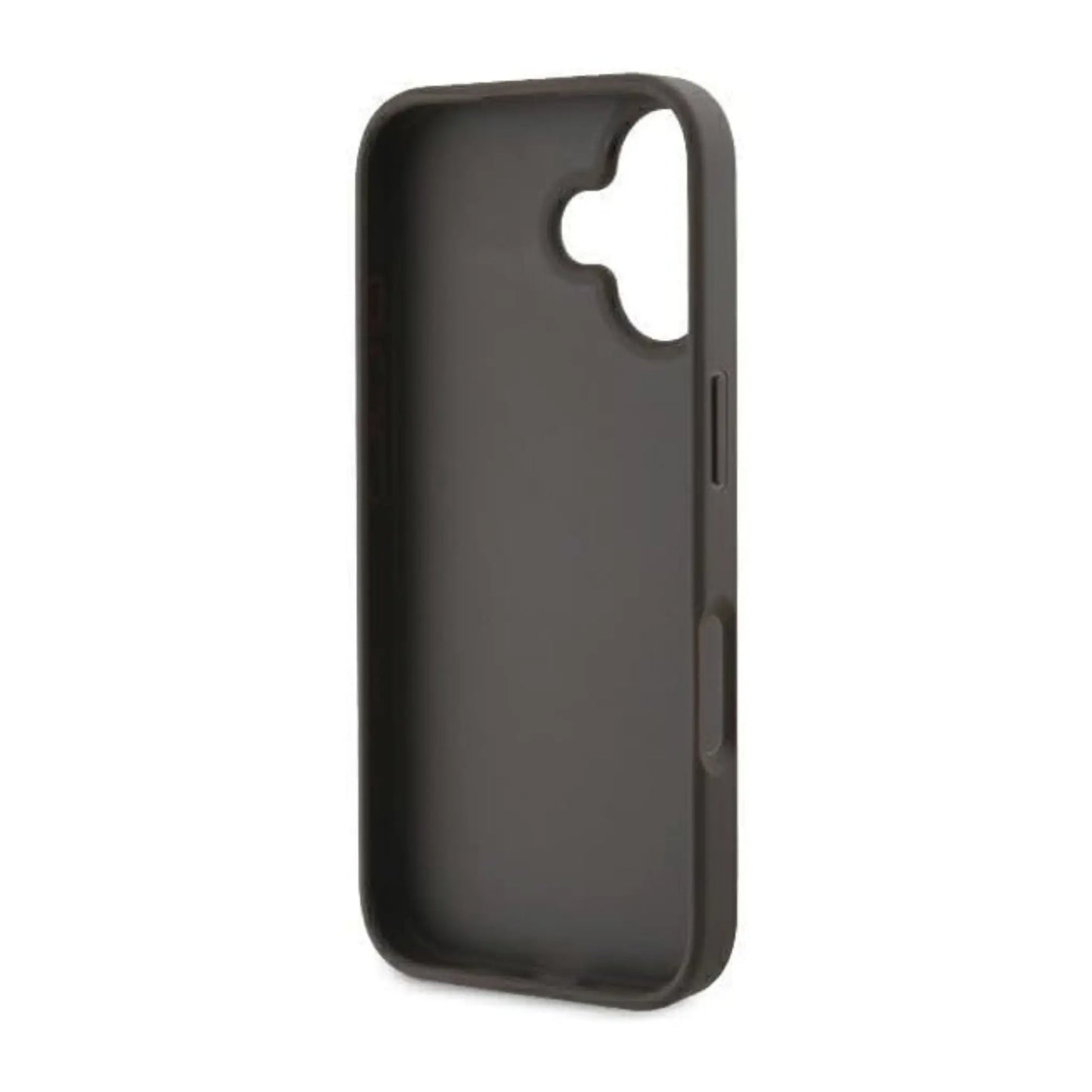 Guess 4G Strass Dreieck Hülle mit Umhängegurt Braun – iPhone 16