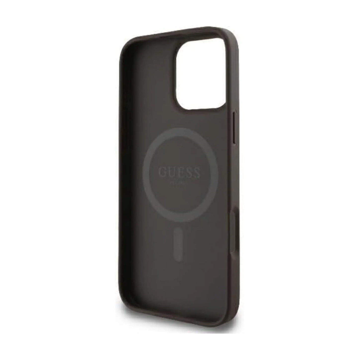 Guess Tasche mit MagSafe – iPhone 16 Pro, Braun