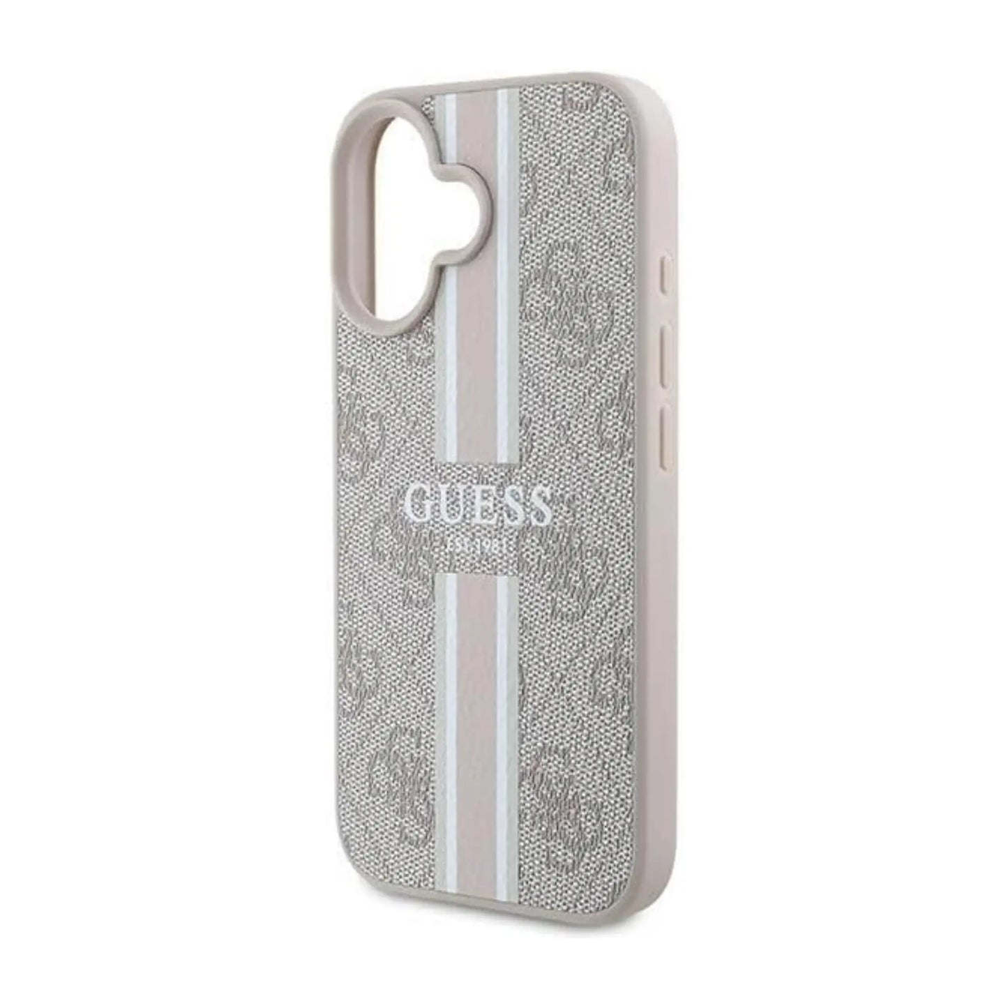 Guess Handyhülle GUHMP16MP4RPSP 4G Stripes Pink für Magsafe – iPhone 16 Plus