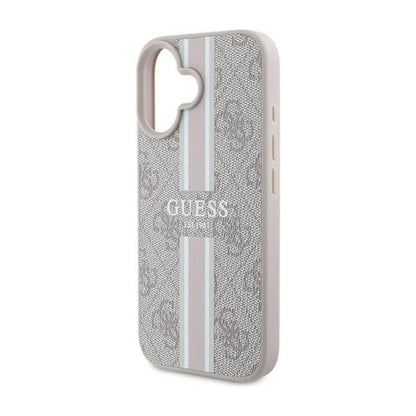 Guess Handyhülle GUHMP16MP4RPSP 4G Stripes Pink für Magsafe – iPhone 16 Plus