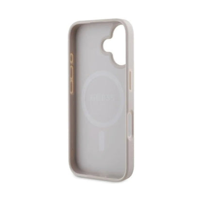 Guess Handyhülle GUHMP16MP4RPSP 4G Stripes Pink für Magsafe – iPhone 16 Plus